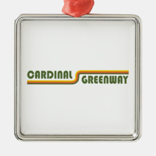 Cardinaal Greenway Indiana Metalen Ornament