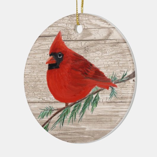 Cardinaal Ornament (Links)