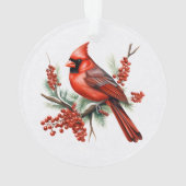 Cardinaal Ornament (achterkant)