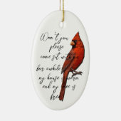 Cardinaal Ornament (Rechts)