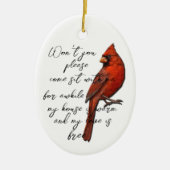 Cardinaal Ornament (Voorkant)