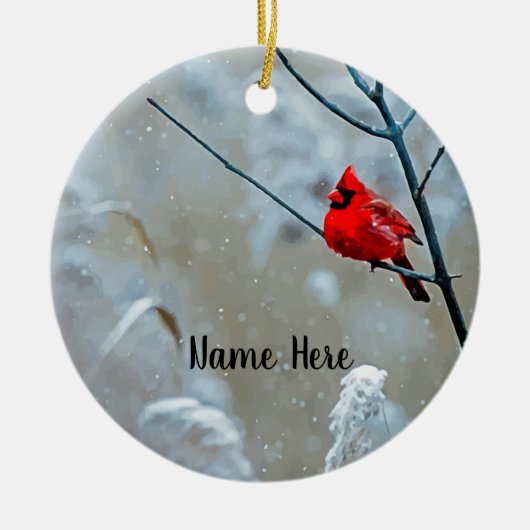 Cardinaal Ornament (Voorkant)