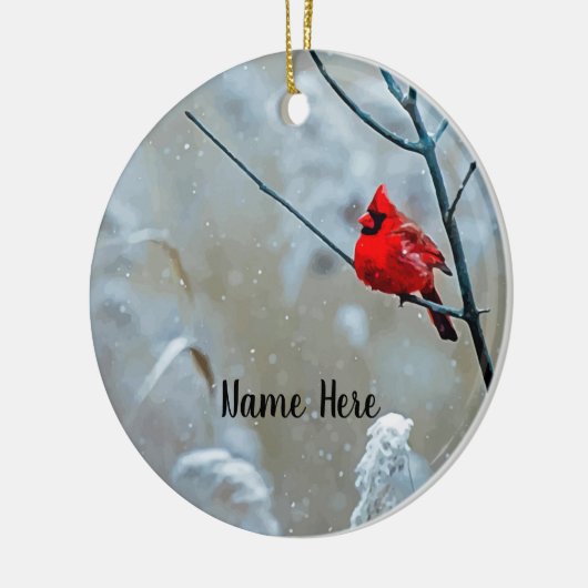 Cardinaal Ornament (Links)