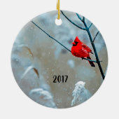 Cardinaal Ornament (Achterkant)