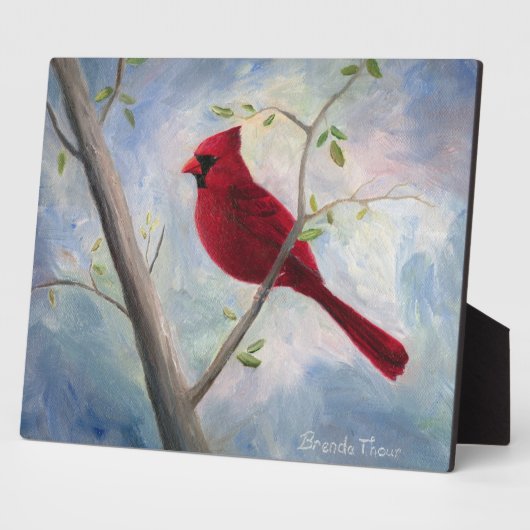 Cardinaal Plaque Fotoplaat (Zijkant)