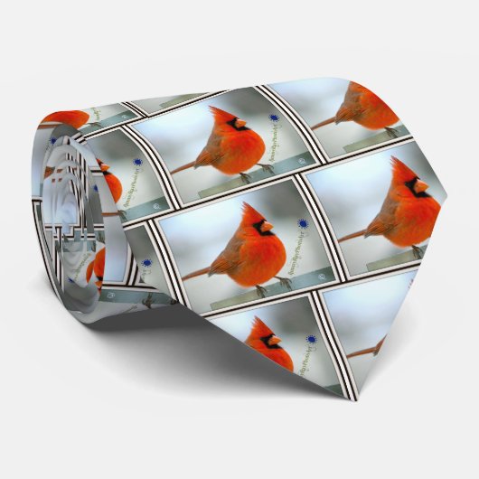 Cardinaal Red Bird Stropdas (Opgerold)