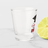 Cardinaal Red Gefeliciteerd College Afstuderen Shot Glas (Links)