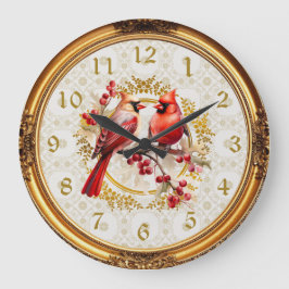 Cardinaal Wall Clock Grote Klok