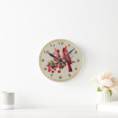 Cardinaal Wall Clock Ronde Klok (Huis)