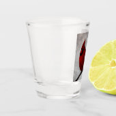 Cardinaal warm glas (Links)