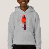 Cardinal Bird In Snowfall (Voorkant)