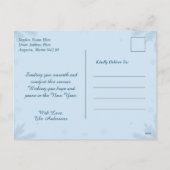 Cardinal Bird Sympathy Condolence Christmas Winter Feestdagenkaart (Achterkant)