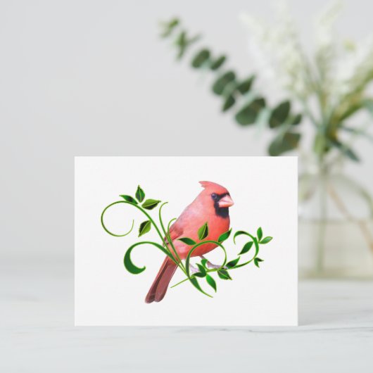 Cardinal Briefkaart (Staand voorkant)