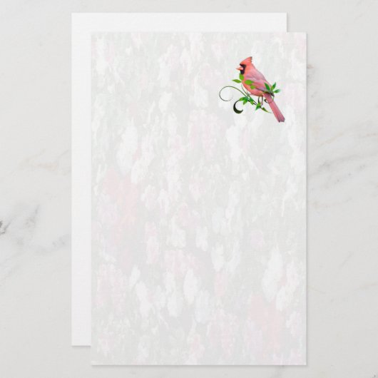 Cardinal Briefpapier (Voorkant / Achterkant)
