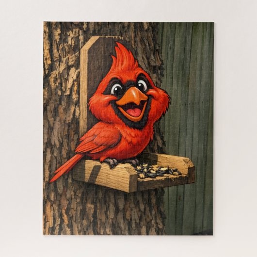 Cardinal Caricature  Legpuzzel (Verticaal)