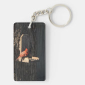 Cardinal Caricature Sleutelhanger (achterkant)