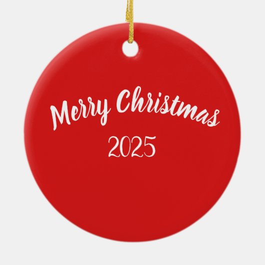 Cardinal Ceramic Ornament (Achterkant)