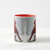 Cardinal Christmas Mug Sublimation Design Mok (Midden)