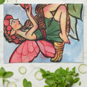 Cardinal Fairy Theedoek (Gevouwen)