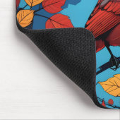 Cardinal in Autumn Muismat (Hoek)