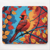 Cardinal in Autumn Muismat (Voorkant)