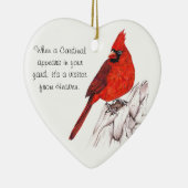 Cardinal Keramisch Ornament (Rechts)