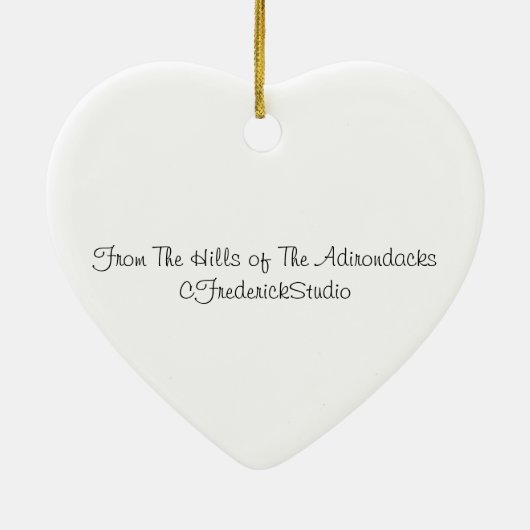 Cardinal Keramisch Ornament (Achterkant)