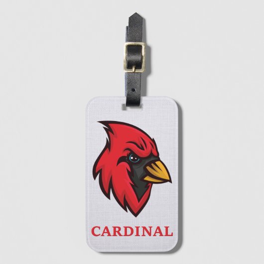 Cardinal Mascot-Bagagelabel Bagagelabel (Voorkant (verticaal))