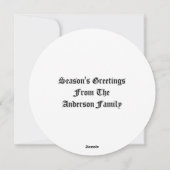 Cardinal On Pine Tree With Pinecone Christmas Feestdagenkaart (Achterkant)