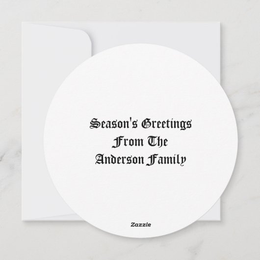 Cardinal On Pine Tree With Pinecone Christmas Feestdagenkaart (Achterkant)