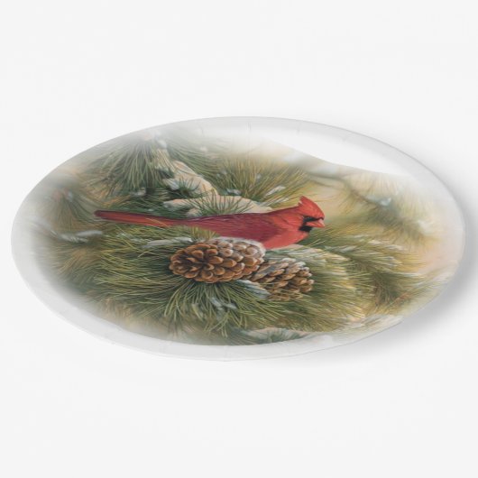 Cardinal Papieren Bordje (Gekanteld)