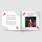 Cardinal Poem Celebration of Life Funeral Gastenboek (Volledig)