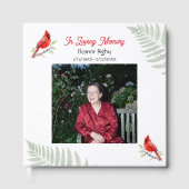 Cardinal Poem Celebration of Life Funeral Gastenboek (Voorkant)