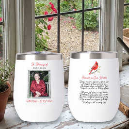 Cardinal Poem Memorial Keepsake
