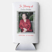 Cardinal Poem Memorial Keepsake Seltzer Blikjeskoeler (Voorkant)