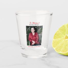 Cardinal Poem Memorial Keepsake Shot Glas