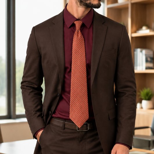 Cardinal Prestige | Elegante Rood Stropdas