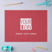 cardinal   red - custom logo  tissuepapier (Craft)