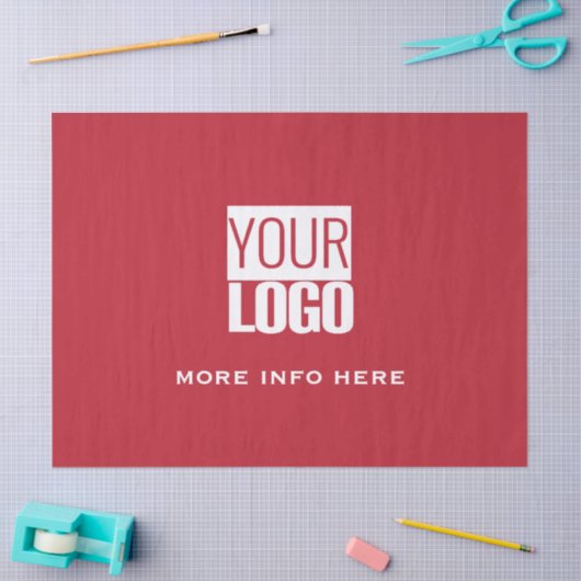 cardinal   red - custom logo  tissuepapier (Craft)