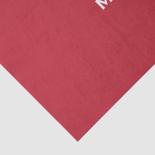 cardinal   red - custom logo  tissuepapier (Detail)