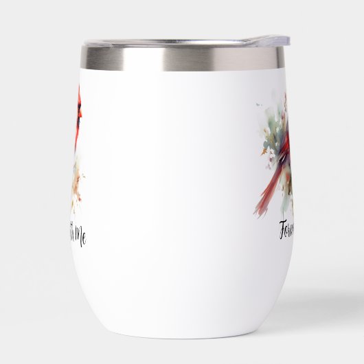 Cardinal Red Forever with Me Personalize (Links)