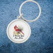 Cardinal Red Remembrance Personalize Sleutelhanger