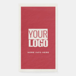 cardinal red  with your  logo  servet