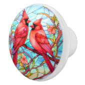 Cardinal Redbird Keramische Knop (Rechts)