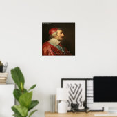 Cardinal Richelieu succes citaat poster (Thuiskantoor)