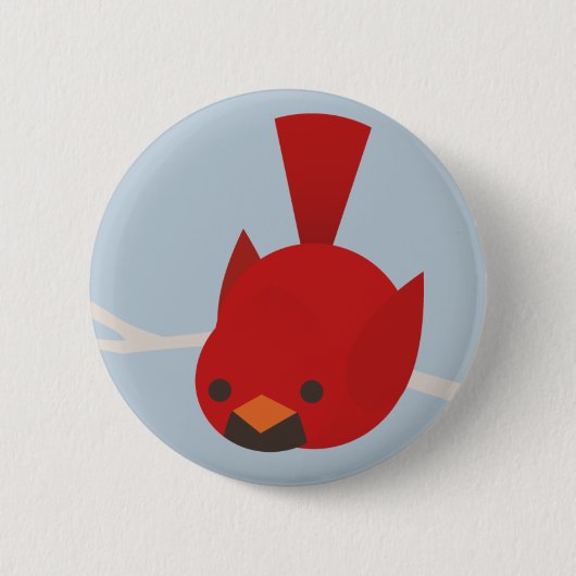 Cardinal Ronde Button 5,7 Cm (Voorkant)