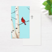 Cardinal Sympathy Funeral Memorial Prayer Card Visitekaartje (Bureau)