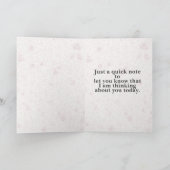 Cardinal (Thinking of you) Kaart (Binnen)