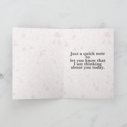 Cardinal (Thinking of you) Kaart (Binnen)