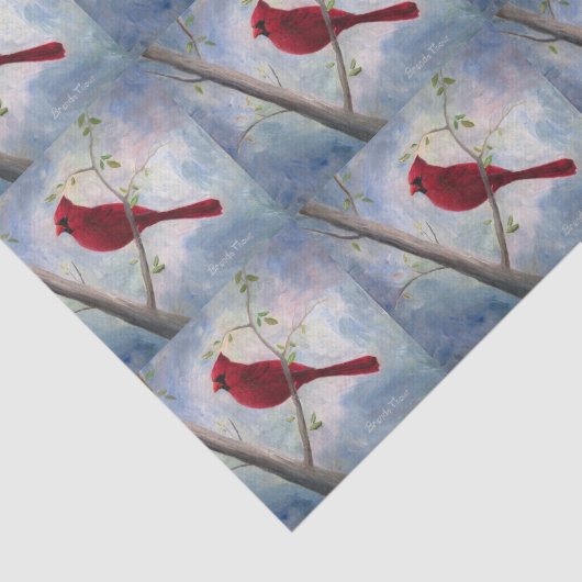 Cardinal Tissuepapier (Detail)